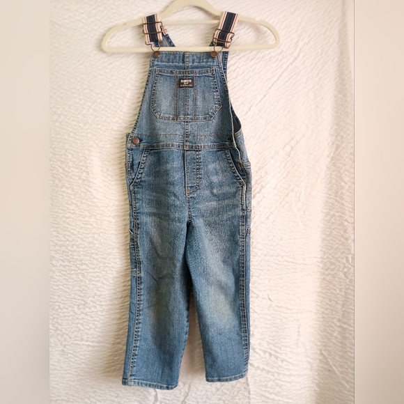 OshKosh B'gosh Other - 🛍️3/$10🛍️ OshKosh B'gosh Classic Blue Denim Overalls KIDS